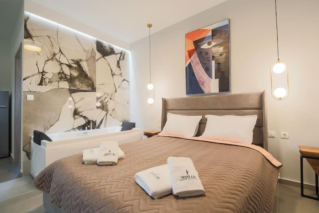 *Oasis* Best View Jacuzzi New Central Apartment Volos Ngoại thất bức ảnh